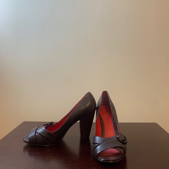 Rampage Purple Chunky Heel - Picture 3 of 3